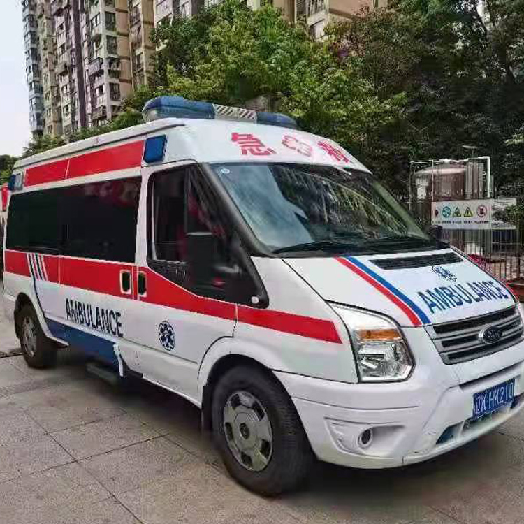 郧西长途救护车护送病人返乡